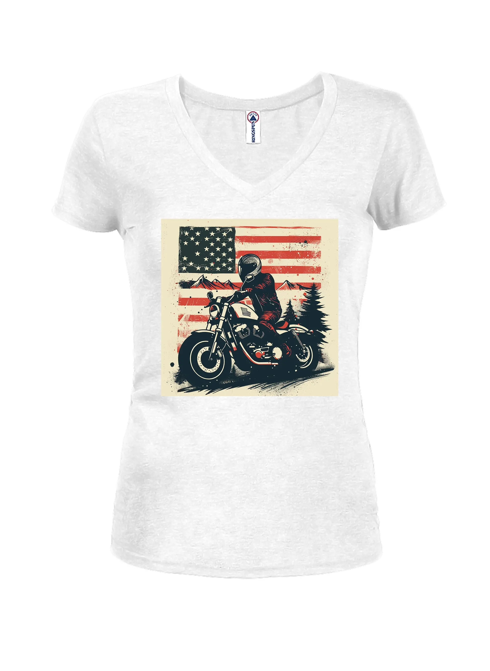 American Journey Juniors V Neck T-Shirt