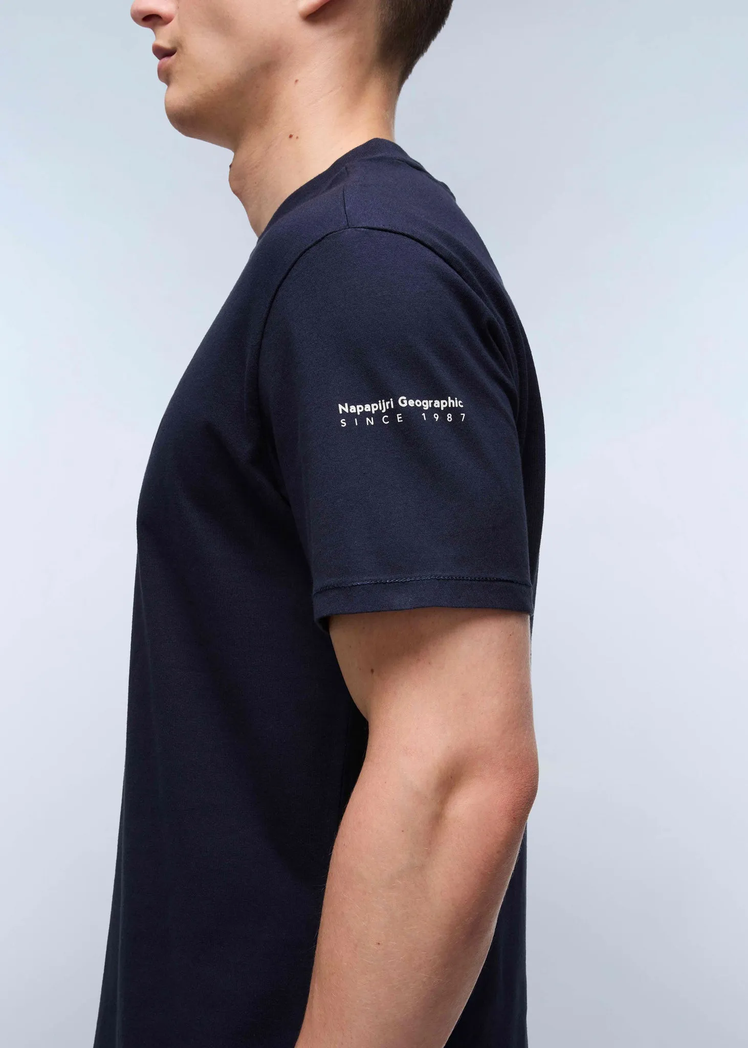 Badge t-shirt - blue marine
