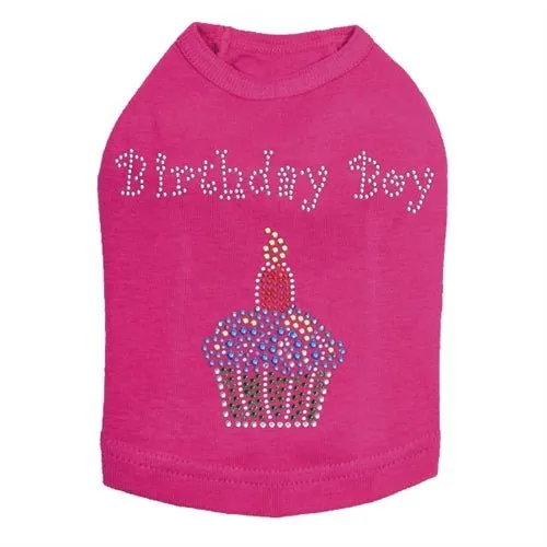 Birthday Boy Rhinestone Tank- Many Colors
