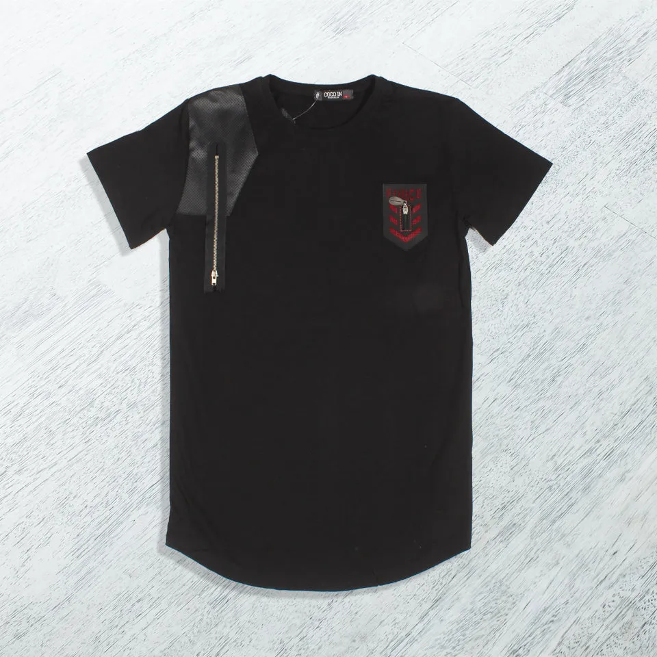 Men T-shirt- black / made in Turkey -3336