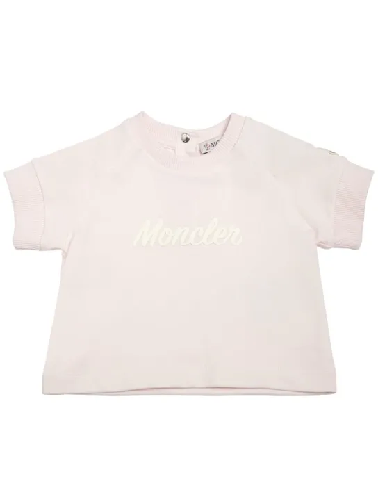Moncler   Stretch cotton blend t-shirt &amp; shorts 
