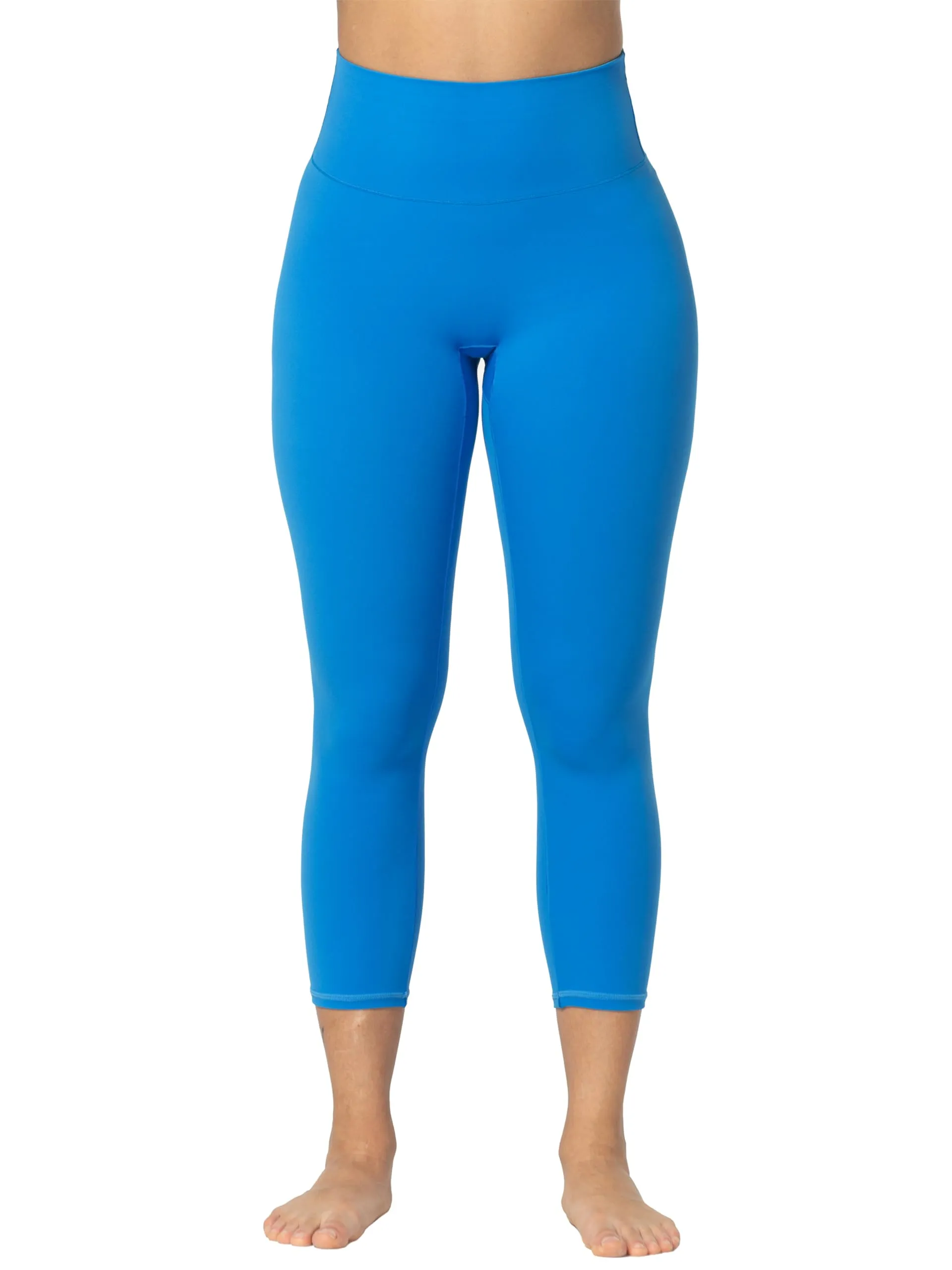Sunzel Sunzfly Capri Leggings with Invisible Butt Scrunch, High Waisted Soft Cropped Workout Gym Yoga Pants with Tummy Control