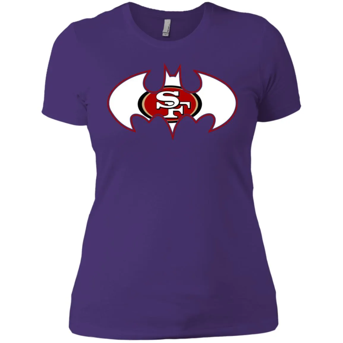 We Are The San Francisco 49ers Batman Nfl Mashup Women Cotton T-Shirt